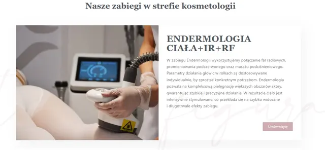 Endermologia ciała z głowicami IR i RF — masaż podciśnieniowy w Studio Figura Włoszczowa
